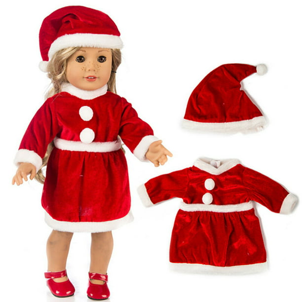 Christmas Clothes Dress For 18 Inch American Boy Doll Accessory Girl Toy